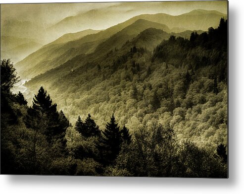 Smoky Mountains Metal Print featuring the photograph Vintage Smokies by Mike Eingle