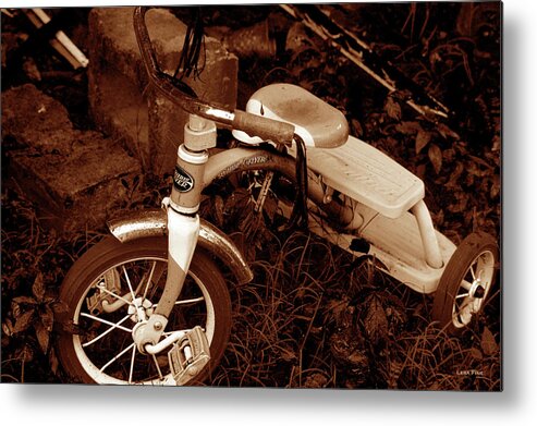 Tricycle Metal Print featuring the photograph Vintage Trike by Lesa Fine