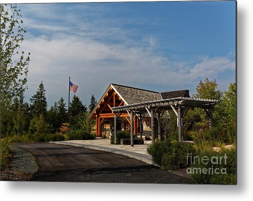National Park Metal Print featuring the photograph Visitors Center, Schoodic Woods campground, Maine, USA by Kevin Shields
