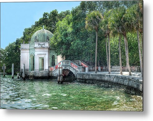 Vizcaya Metal Print featuring the photograph Vizcaya Bridge by Jim Cole