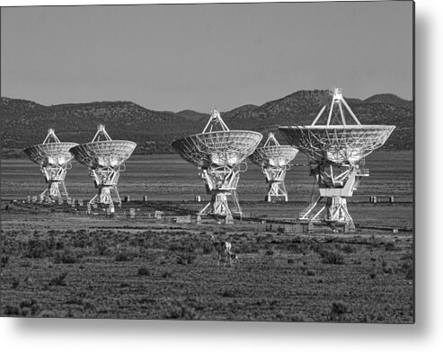 New Mexico Metal Print featuring the photograph VLA - Socorro- NM by Steven Ralser