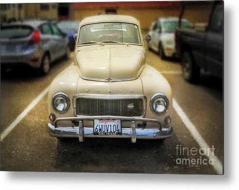 Tranquility Metal Print featuring the photograph Volvo, the California Girlfriend by Craig J Satterlee