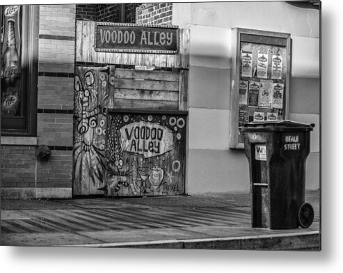 Www.cjschmit.com Metal Print featuring the photograph VooDoo Alley by CJ Schmit