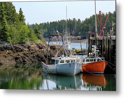 New Brunswick Metal Print featuring the photograph Waiting for the Tide by Holly Ross