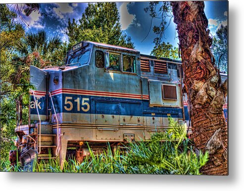 Trains Metal Print featuring the photograph Waiting In The Woods by Joetta West