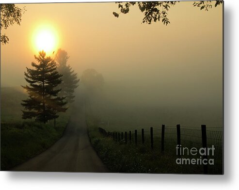 Sunrise Metal Print featuring the photograph Wake Me Up When September Ends by Melissa Mim Rieman