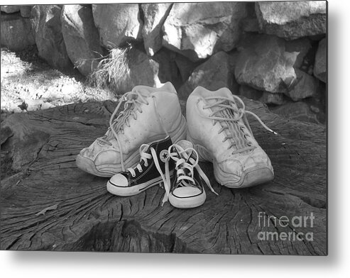 Shoes Metal Print featuring the photograph Walking In My Shoes by Scott Parker