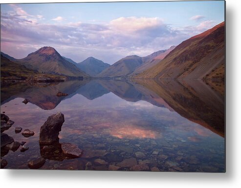 Wastwater Metal Print featuring the photograph Wastwater in Cumbria by Pete Hemington