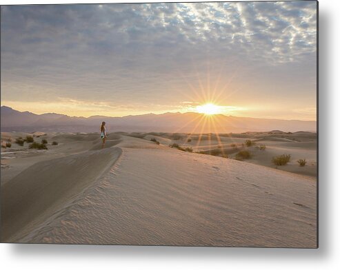 Photosbymch Metal Print featuring the photograph Watching the Sunrise by M C Hood