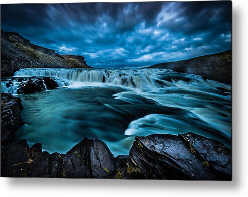 Waterfall Metal Print featuring the photograph Waterfall Drama by Chris McKenna