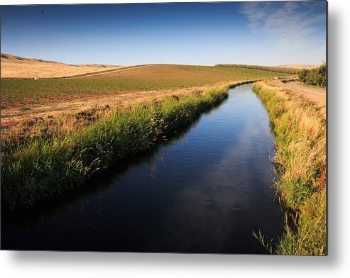  Metal Print featuring the photograph Waterway by Eric Ewing