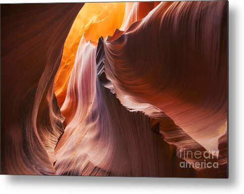 Lower Antelope Canyon Metal Print featuring the photograph Waves Of Color by Jennifer Magallon