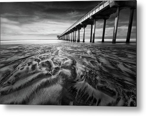 Scripps Metal Print featuring the photograph Waves of Sand by Ryan Weddle