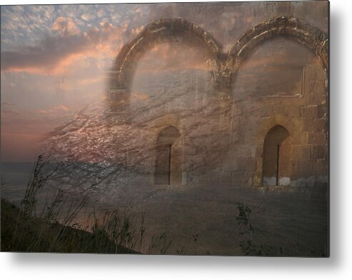 Sunset Metal Print featuring the photograph Way of Entry by M Kathleen Warren