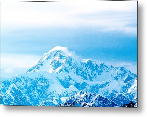 Alaska Metal Print featuring the photograph Weather Change at Denali by Allan Levin