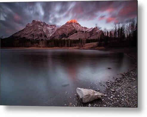 Andscape Metal Print featuring the photograph Wedge Pond Dawn by Celine Pollard