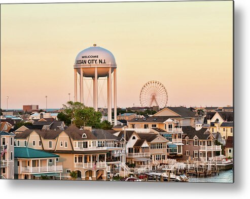 Ocean City Metal Print featuring the photograph Welcome to Ocean City, NJ by Kristia Adams