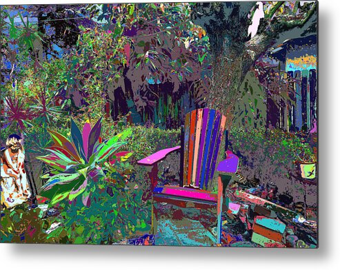 Kenneth James Metal Print featuring the photograph Wellness Works - Glendale - before the pruning by Kenneth James