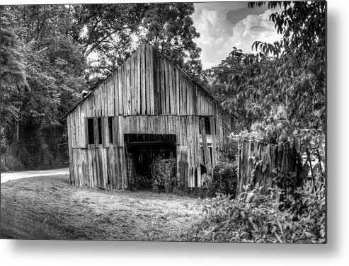 Morgan Metal Print featuring the photograph Wells Barn 5 by Douglas Barnett