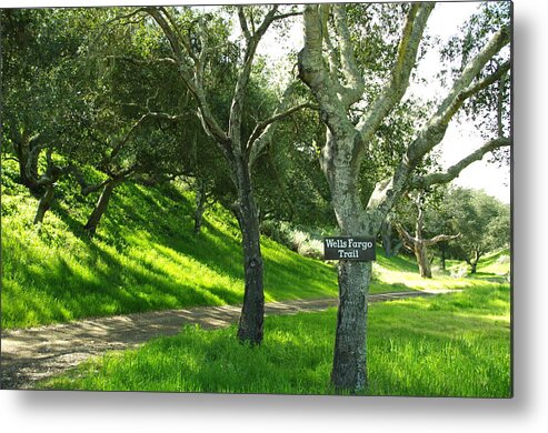 Wells Fargo Metal Print featuring the photograph Wells Fargo Trail by Jeff Lowe
