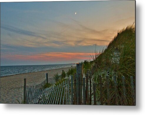 West Dennis Beach Metal Print featuring the photograph West Dennis Sunset by Marisa Geraghty Photography