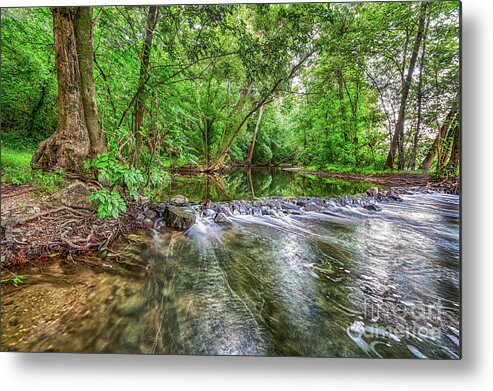Rock Metal Print featuring the photograph West Fork Rock Spillway by David Smith
