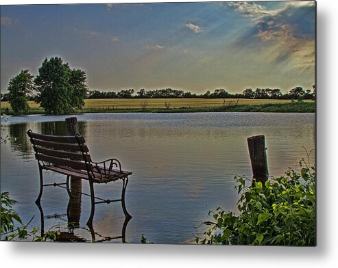 Pond Metal Print featuring the photograph Wet Feet by Alana Thrower