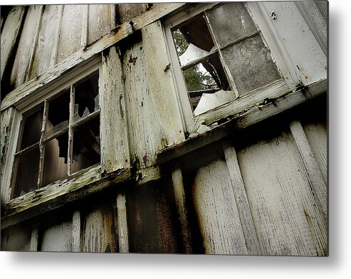 Abandoned Home Metal Print featuring the photograph What Lies Within by Mike Eingle