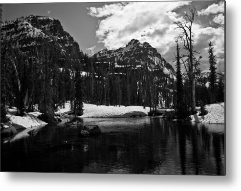 Mountain Metal Print featuring the photograph Whelp Lake, Mission Mountains by Jedediah Hohf
