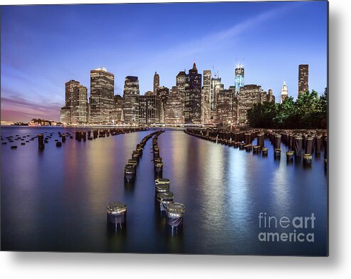 Kremsdorf Metal Print featuring the photograph When The Lights Go On by Evelina Kremsdorf