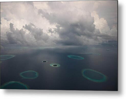 Maldives Metal Print featuring the photograph Whimsical Journey. Maldives by Jenny Rainbow