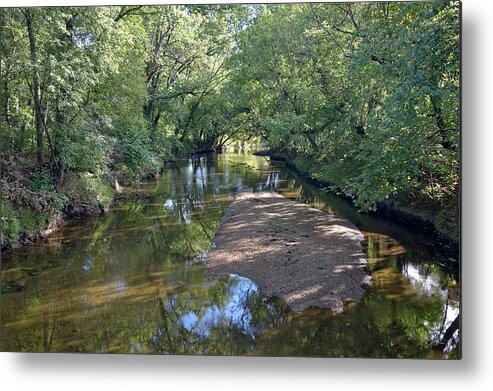 De Metal Print featuring the photograph White Clay Creek, Newark #01829 by Raymond Magnani