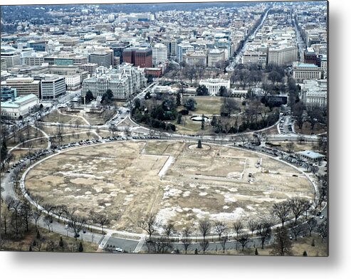 Washington Dc Metal Print featuring the photograph White House and the Ellipse by George Taylor