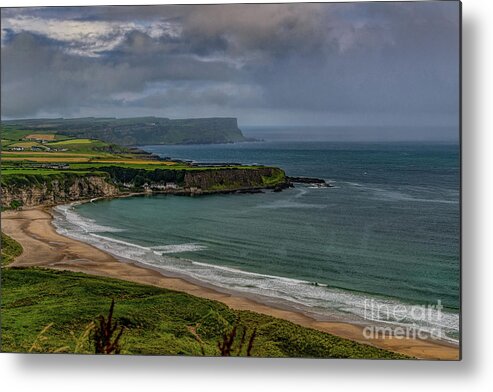 Coast Metal Print featuring the photograph White Park Bay by Elvis Vaughn