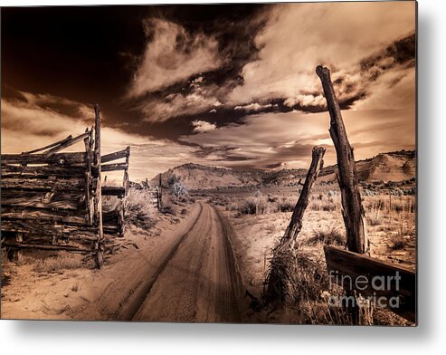 White Pocket Corral Metal Print featuring the photograph White Pocket Corral by William Fields