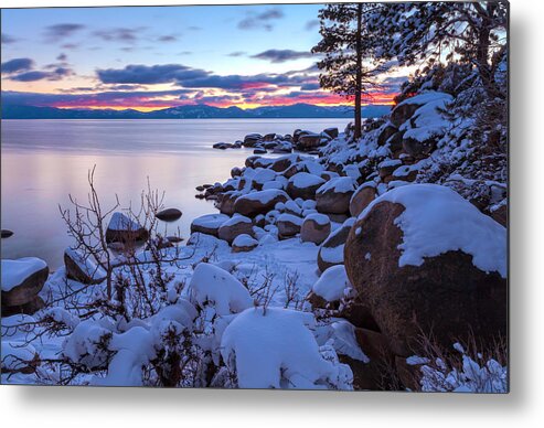Landscape Metal Print featuring the photograph White Tahoe by Jonathan Nguyen