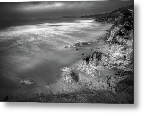 Ireland Metal Print featuring the photograph Whiterocks mono by Nigel R Bell