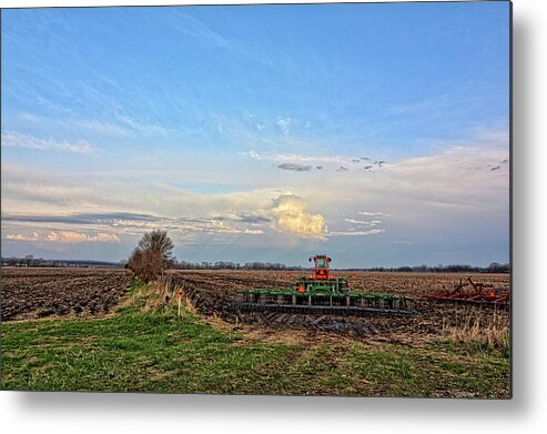 Tractor Metal Print featuring the photograph Who'll Stop The Rain by Bonfire Photography