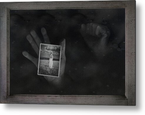 Hand Metal Print featuring the photograph Why Did You Leave Me by Tom Mc Nemar