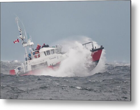 Coast Guard Metal Print featuring the photograph Wild Ride by Randy Hall