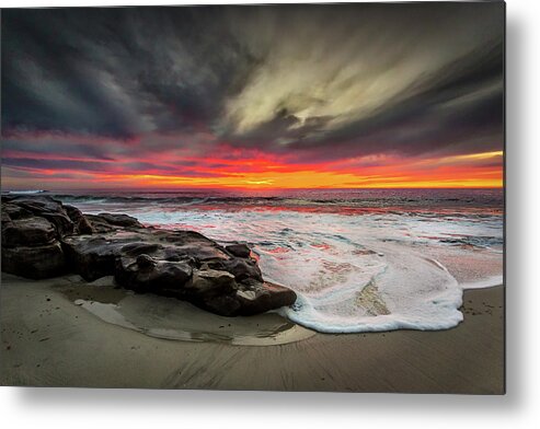 Beach Metal Print featuring the photograph Will of the Wind by Peter Tellone