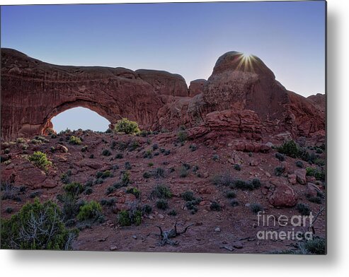 Utah Landscape Metal Print featuring the photograph Will there be any Stars in my Crown by Jim Garrison