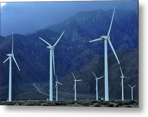 Wind Power Metal Print featuring the photograph Wind Power by Diane Lent