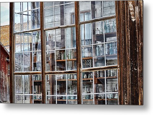 Scenic Metal Print featuring the photograph Window to the Past by AJ Schibig
