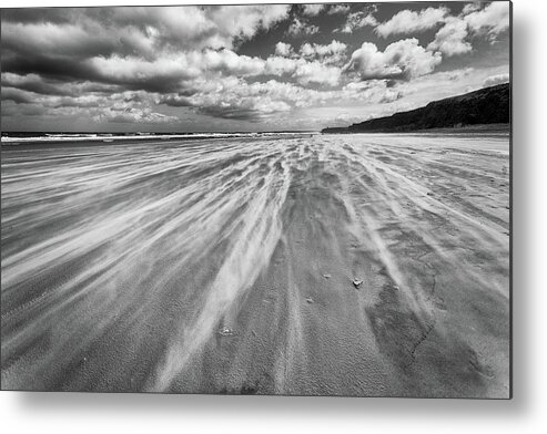 Benone Metal Print featuring the photograph Windswept Benone by Nigel R Bell