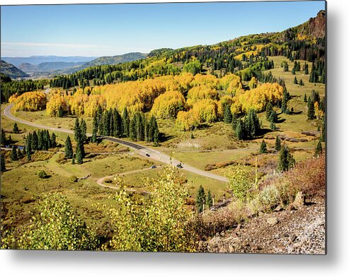Windy Point View - Cumbres Pass - Colorado 2 Metal Print featuring the photograph Windy Point View - Cumbres Pass - Colorado 2 by Debra Martz