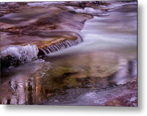 Stickney Brook Metal Print featuring the photograph Winter Brook by Tom Singleton