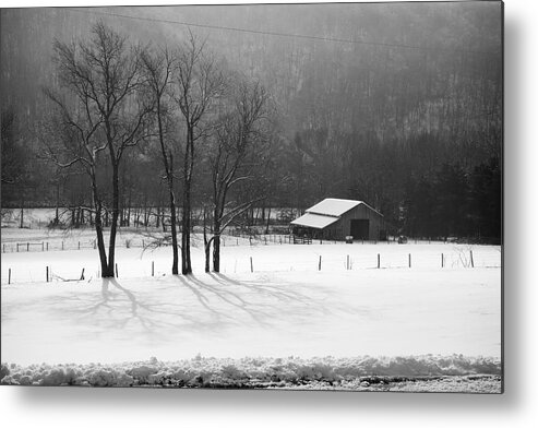 Winter Metal Print featuring the photograph Winter in Boxley Valley by Michael Dougherty