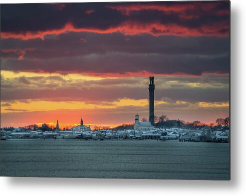 Provincetown Metal Print featuring the photograph Winter Layers by Ellen Koplow