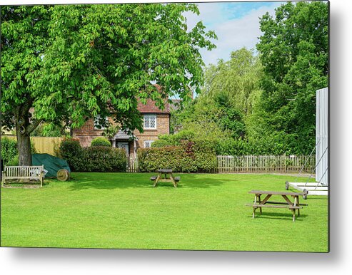  Metal Print featuring the photograph Wisborough Cricket Green by Michael Hope